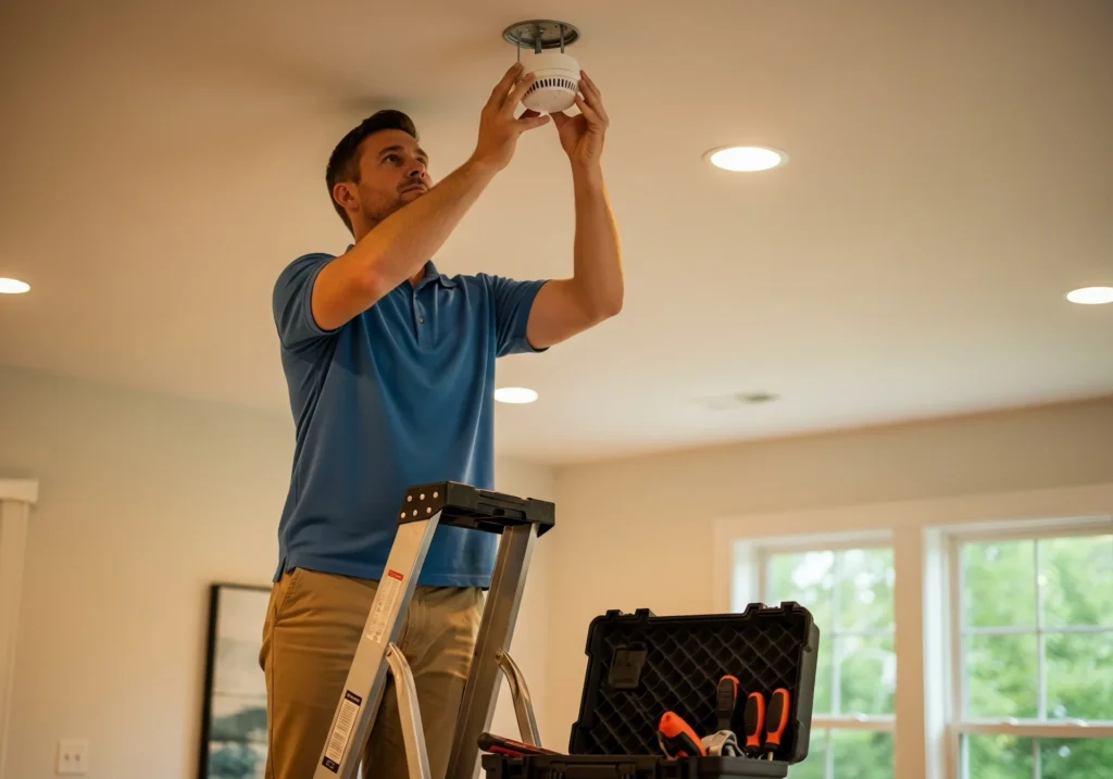 smoke detector install